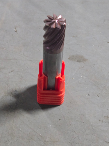 (2) CARBIDE CORNER RADIUS END MILLS