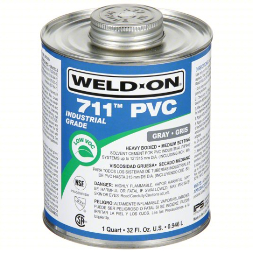 (6) GRAY PIPE CEMENT