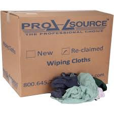 (1) CASE OF RECLAIMED CLOTH RAG