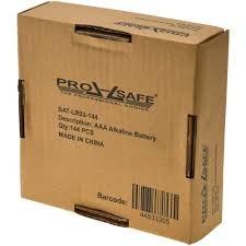 (12) BOXES OF (24) ALKALINE BATTERIES