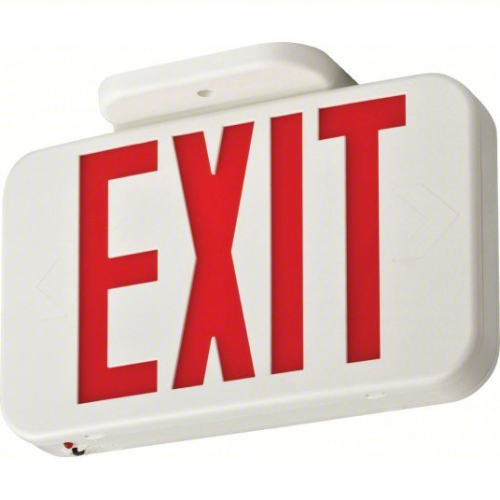 (6) EMERGENCY BATTERY BACKUP EXIT SIGN