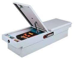 (1) CROSS OVER TRUCK BED TOOL BOX