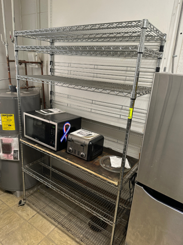 48" X 14" SIX TIER WIRE SHELF