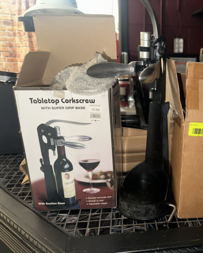 WINE OPENER AND JUICER.
