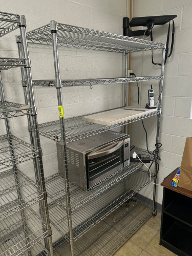 48" X 14" SIX TIER WIRE SHELF