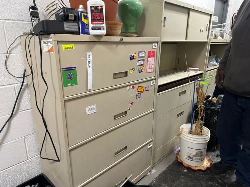 (3) FOUR DRAWER LATERAL FILE CABINETS