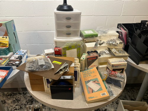 CONTENTS OF TABLE - MISC.