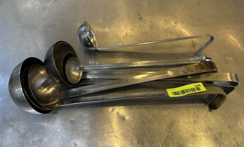 (9) STAINLESS LADLES