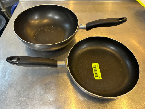 (2) 10" SKILLETS.