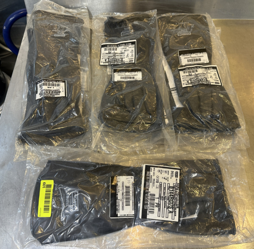(7) PAIRS OF NORTH RUBBER GLOVES