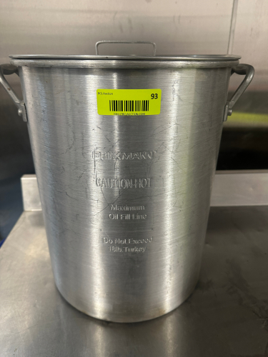 BRINKMAN'S STOCK POT W/ LID.