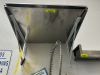 24" X 24" STAINLESS MICROWAVE WALL SHELF. - 2