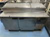 BEVERAGE AIR 67" SANDWICH PREP COOLER.