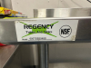 REGENCY 48" X 30" STAINLESS TABLE W/ BACK SPLASH. - 4
