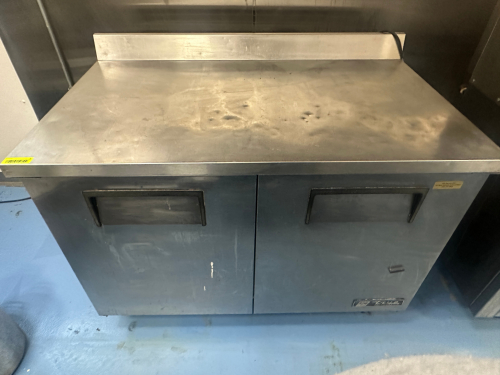 TRUE 48" TWO DOOR WORK TOP COOLER.