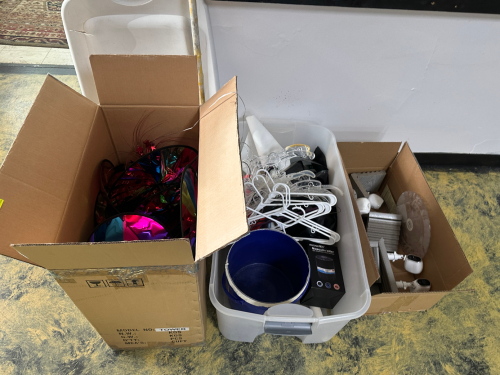 (3) BOXES OF MISC.