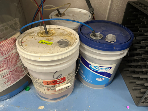 (3) ASSORTED PARTIAL SOAPS AND DETERGENTS FOR DISH MACHINE.