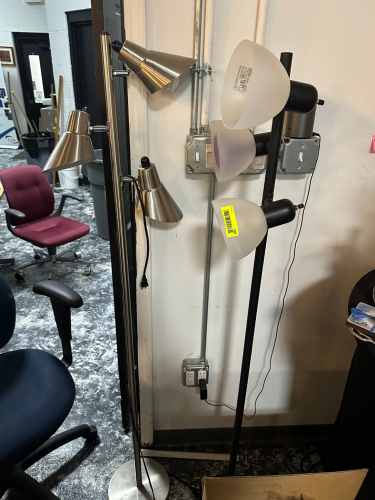 (2) ASSORTED FLOOR LAMPS