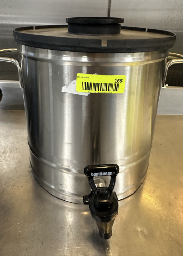 STAINLESS ICE TEA DECANTER W/ LID