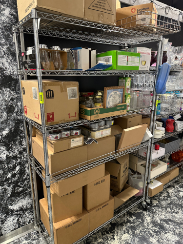 48" X 14" FIVE TIER WIRE SHELF