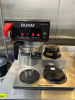 BUNN COMMERCIAL BREWER W/ (3) HOT PLATES.