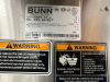 BUNN COMMERCIAL BREWER W/ (3) HOT PLATES. - 4