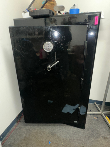 SECURAM 60" SAFE WITH DIGITAL COMBO PAD.