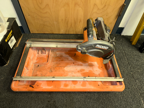 RIDGID WET TILE SAW