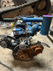 NISSAN ENGINE REMOVED FROM KOMATSU EQUIPMENT WITH CARBURETOR, DISTRIBUTOR, AND ACCESSORIES INSTALLED. IN WORKING ORDER - 6