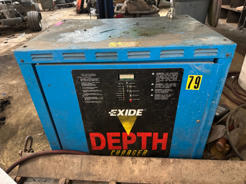 EXIDE DEPTH FORK LIFT BATTERY CHARGER.