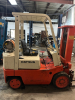 DATSUN CPF02A20V LP FORK LIFT. COMES WITH TANK. SECOND DAY REMOVAL ONLY. - 9