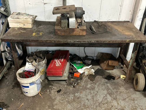 60" METAL SHOP TABLE