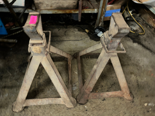 (2) LARGE JACK STANDS.