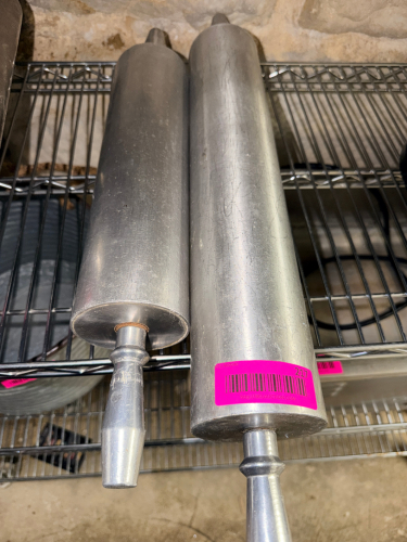(2) METAL ROLLING PINS