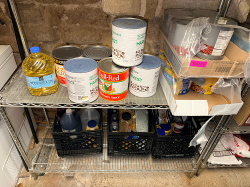 ALL FOOD PRODUCT AND SEASONINGS ON SHELF