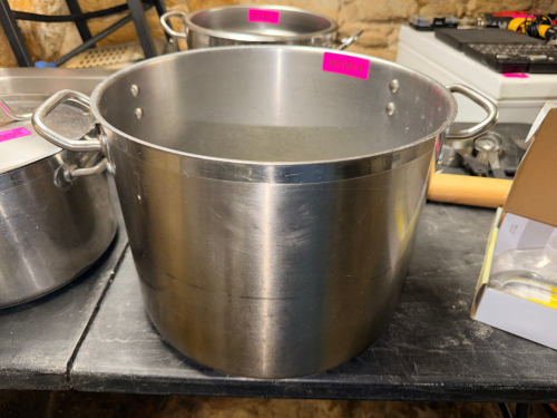 30 QT STAINLESS STOCK POT