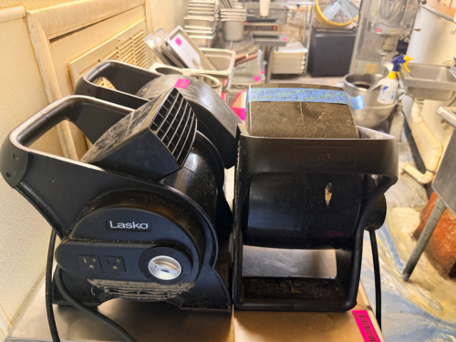 (3) LASKO FLOOR DRYER / FANS
