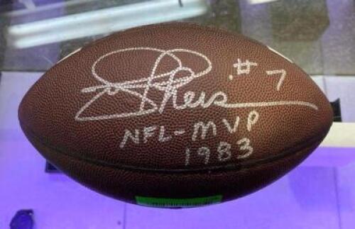 JOE THEISMANN "NFL MVP 1983" SIGNED FOOTBALL