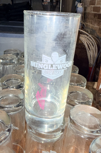 (21) LOGO 'ED JUICE GLASSES