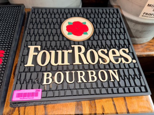 (2) FOUR ROSES BAR MATS