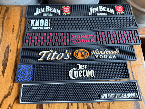 (6) ASSORTED BAR MATS