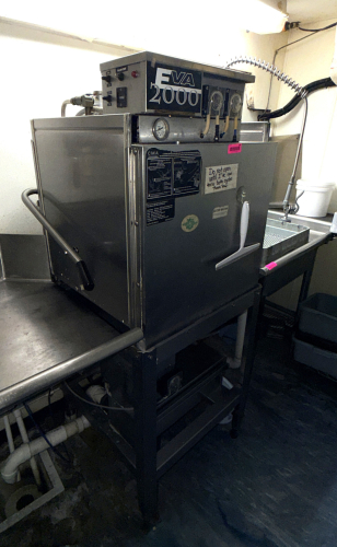 CMA DISH MACHINES E-VA 2000 COMMERCIAL SINGLE RACK DISH MACHINE