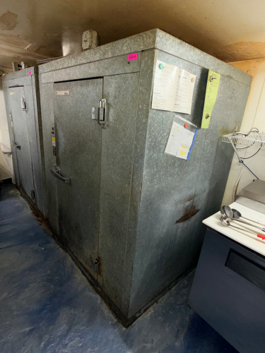 MASTER BILT 60" X 50" LOW PROFILE WALK IN COOLER.