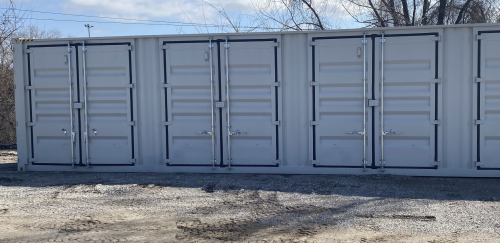 2025 CIMC 40' HIGH CUBE SHIPPING CONTAINER W/ (4) DOUBLE SIDE DOORS,