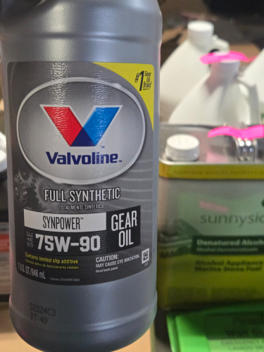 (4) FULL SYNTHETIC GEAR OIL