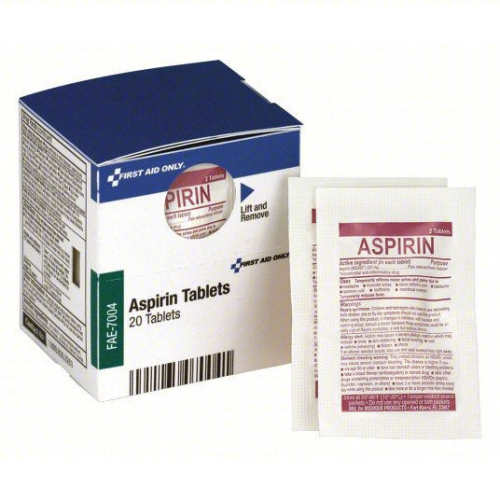 (1) CASE (24) 20 CT BOXES ASPRIN