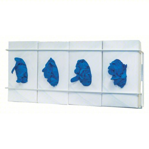 (2) GLOVE DISPENSER STEEL WIRE RACK