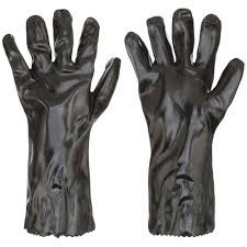 (4) PAIRS OF CHEMICAL RESISTANT GLOVES