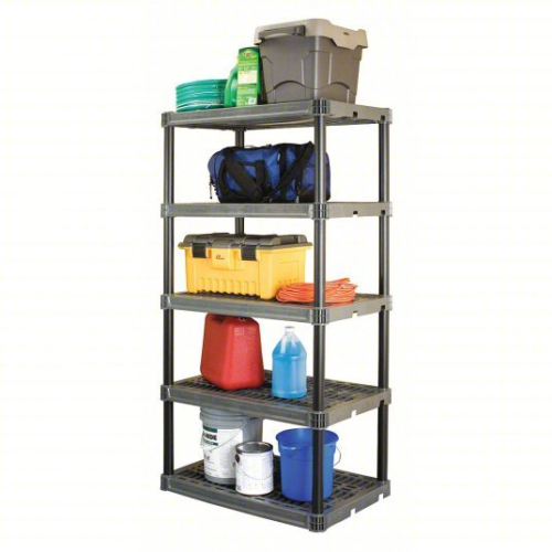 (1) PLASTIC SHELVING UNIT