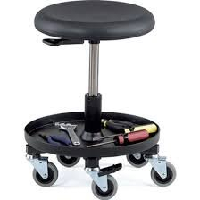 (1) POLYURETHANE OFFICE STOOL